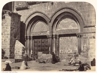 Entrance to the Church of the Holy Sepulchre